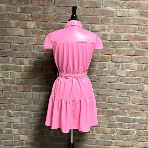 Alice + Olivia Pink Belted Dress - Picture 7 of 10